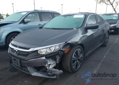 2017 Honda Civic Ex-T from USA, damaged, VIN 19XFC1F37HE211613